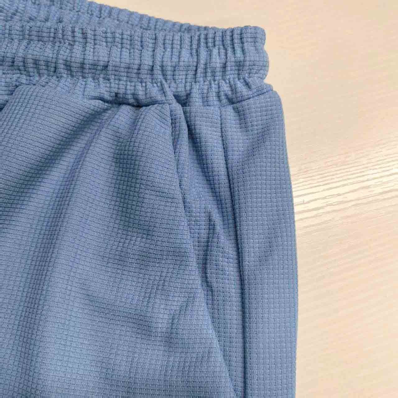 Men's Vintage Waffle Knit Surf Elastic Drawstring Walkshort Shorts-Unitsen