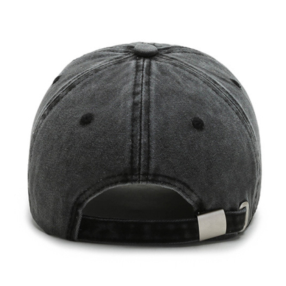 Men's Vintage Nautical Shipsight Embroidered Washed Sun Hat-Unitsen