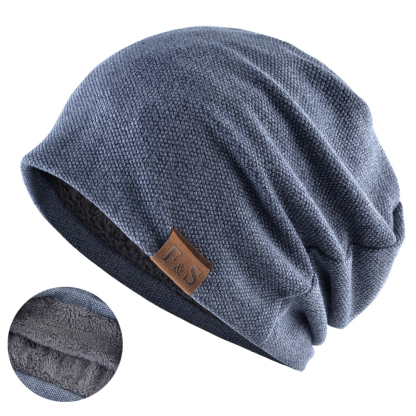 Men Vintage Warm Knitted Beanie Hat Outdoor Tactical Hat-Unitsen