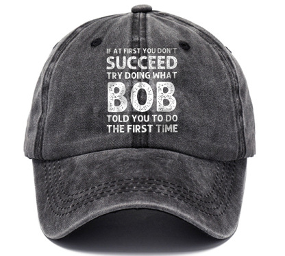 Men's If At First You Don'T Succeed Try Doing What Bob Told You To Do The First Time Sun Hat-Unitsen