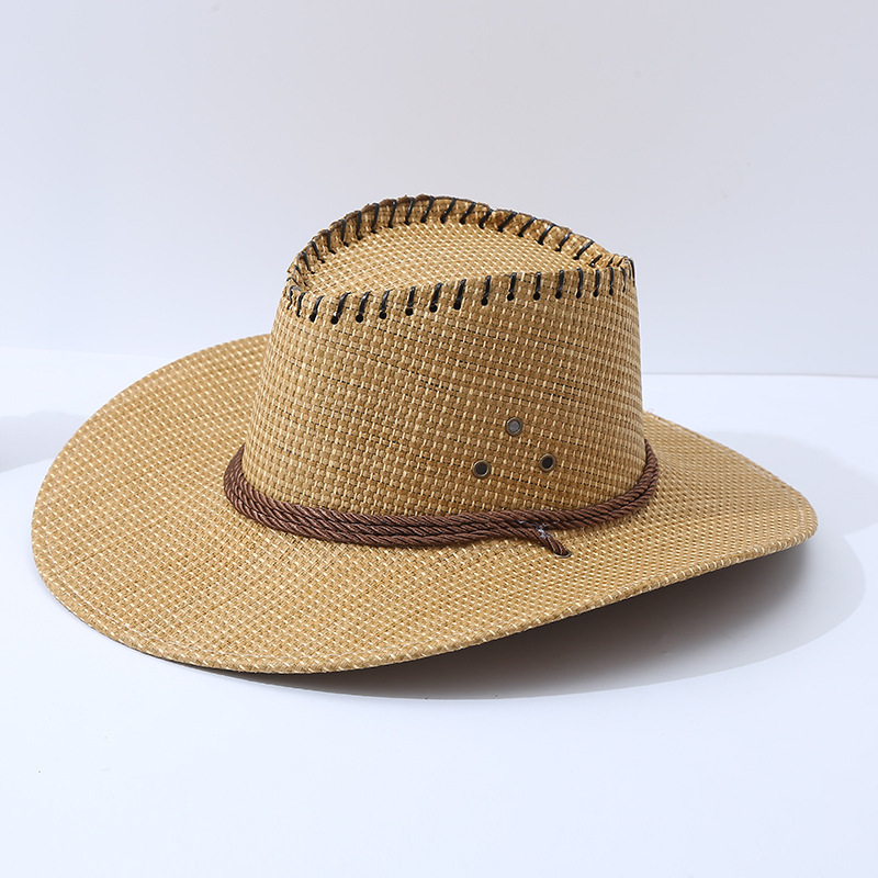 Men's Vintage Western Cowboy Sun Hat-Unitsen