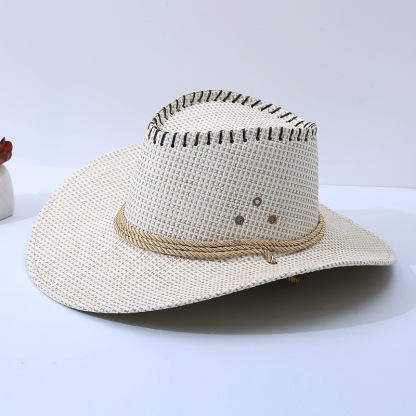 Men's Vintage Western Cowboy Sun Hat-Unitsen