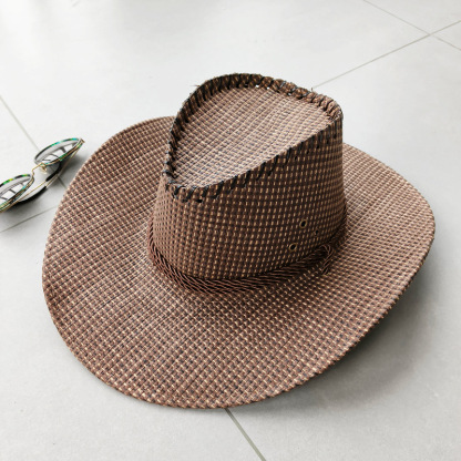 Men's Vintage Western Cowboy Sun Hat-Unitsen
