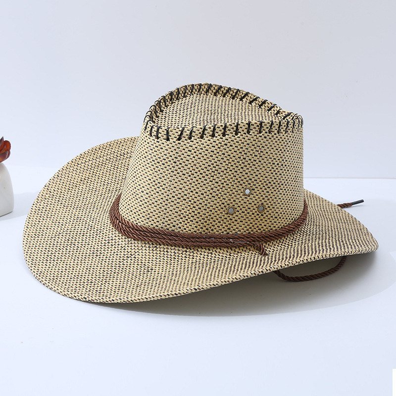 Men's Vintage Western Cowboy Sun Hat-Unitsen