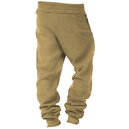 Men's Vintage Compass Nautical Sailing Print Casual Pants-Unitsen