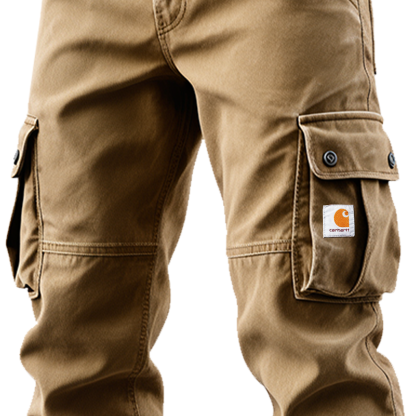 Carhartt Men's Vintage Khaki Cargo Work Pants-Unitsen