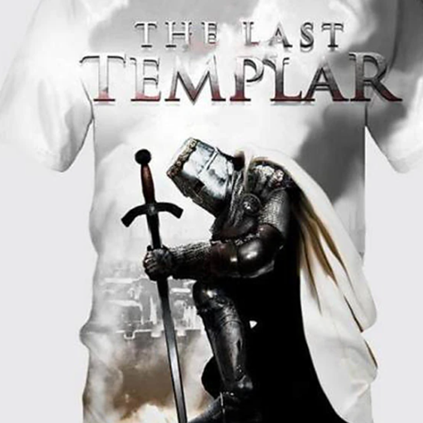 Men's Vintage The Last Templar Knight T-Shirt-Unitsen