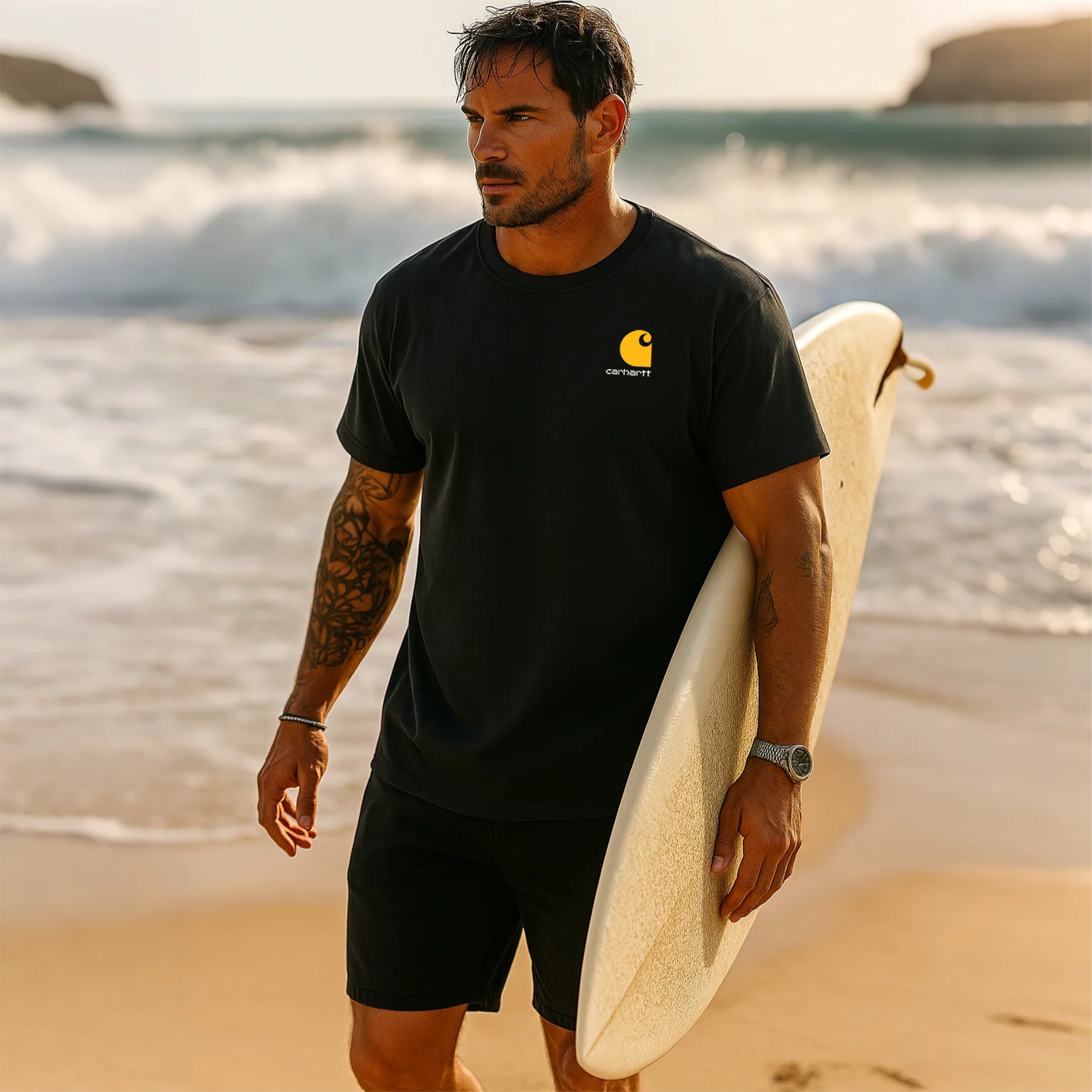 Carhartt Men's Vintage Print Outdoor Surf Tee-Unitsen