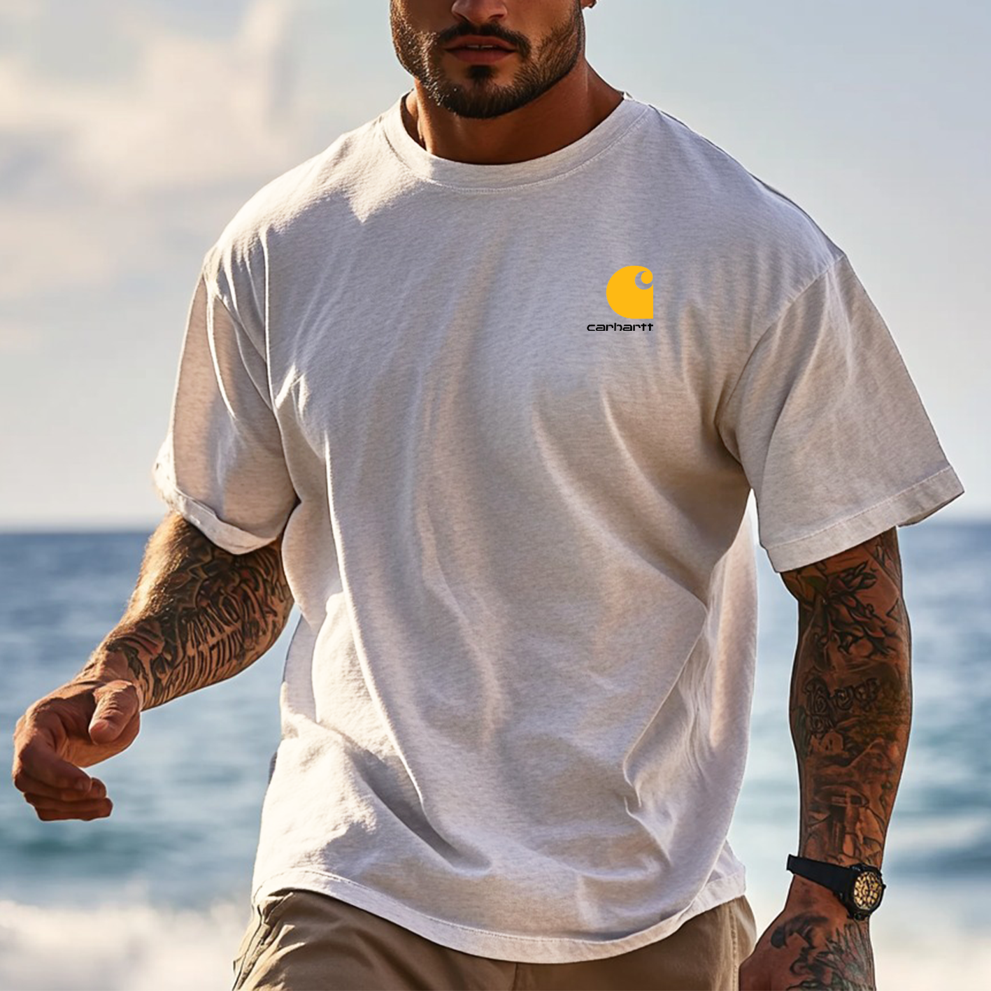 Carhartt Men's Vintage Print Outdoor Surf Tee-Unitsen