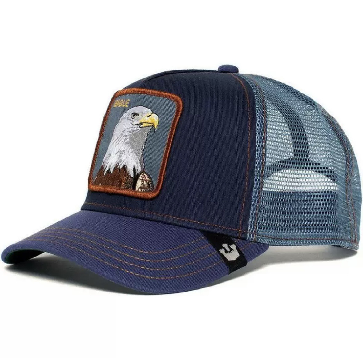 Animal Baseball Cap, Sun Protection Mesh, Embroidered Truck Driver, Black Panther,Rooster And Lion Hat-Unitsen