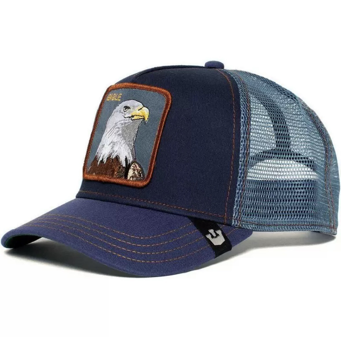 Animal Baseball Cap, Sun Protection Mesh, Embroidered Truck Driver, Black Panther,Rooster And Lion Hat-Unitsen