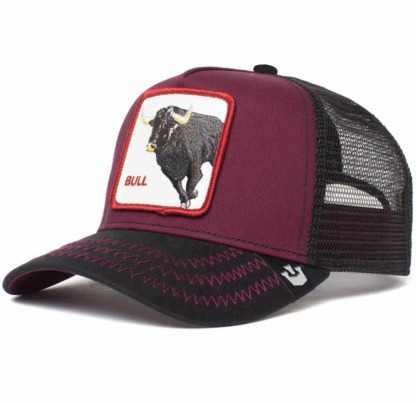 Animal Baseball Cap, Sun Protection Mesh, Embroidered Truck Driver, Black Panther,Rooster And Lion Hat-Unitsen
