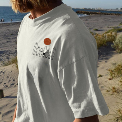 Summer Surf Retro Casual Tee-Unitsen