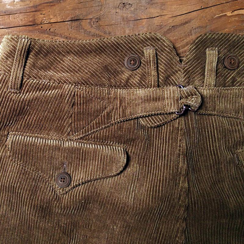 1920s 12oz Corduroy Farmer Work Trousers-Unitsen