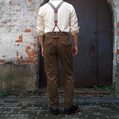 1920s 12oz Corduroy Farmer Work Trousers-Unitsen