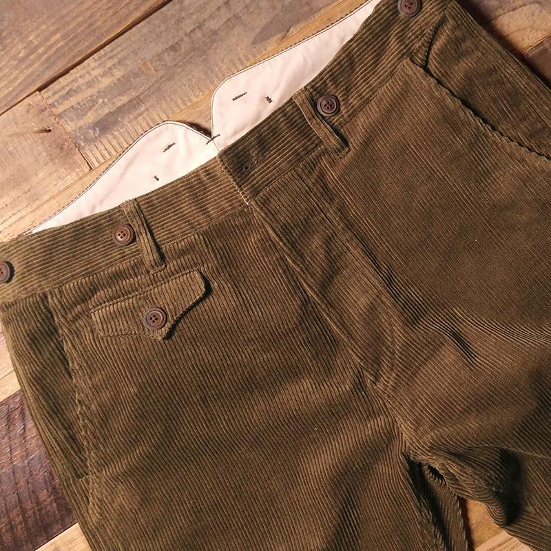 1920s 12oz Corduroy Farmer Work Trousers-Unitsen