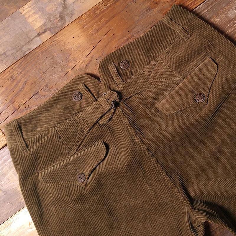 1920s 12oz Corduroy Farmer Work Trousers-Unitsen