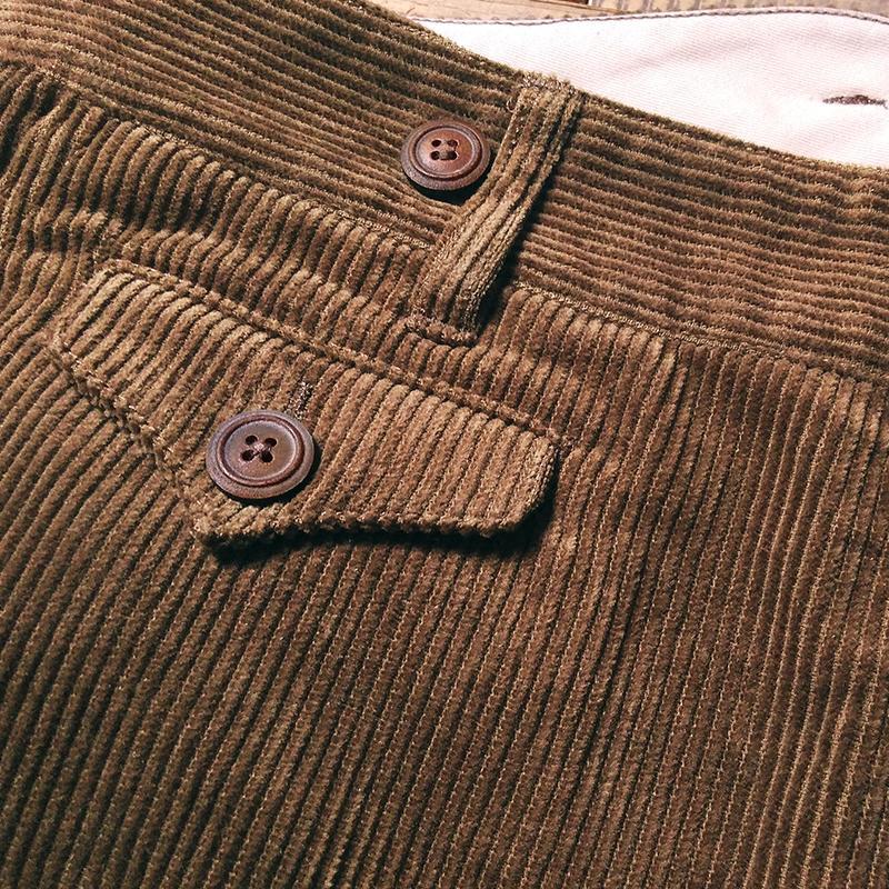 1920s 12oz Corduroy Farmer Work Trousers-Unitsen