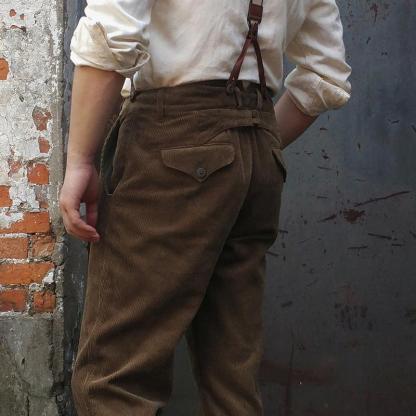 1920s 12oz Corduroy Farmer Work Trousers-Unitsen