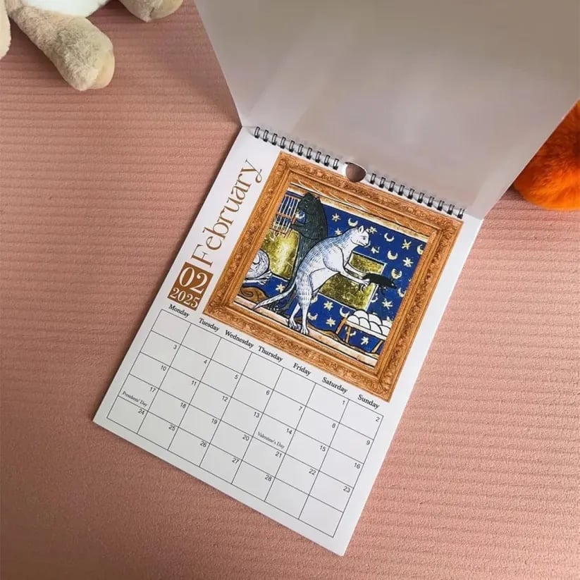 🔥LAST DAY 50% OFF - 🐱Whimsical Medieval Cats 2026 Calendar⚔️📅