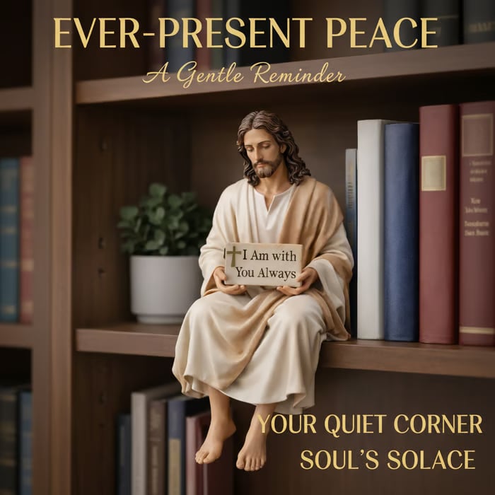 ✨Handcrafted Jesus Figurine✝️Serene Desk Companion🙏