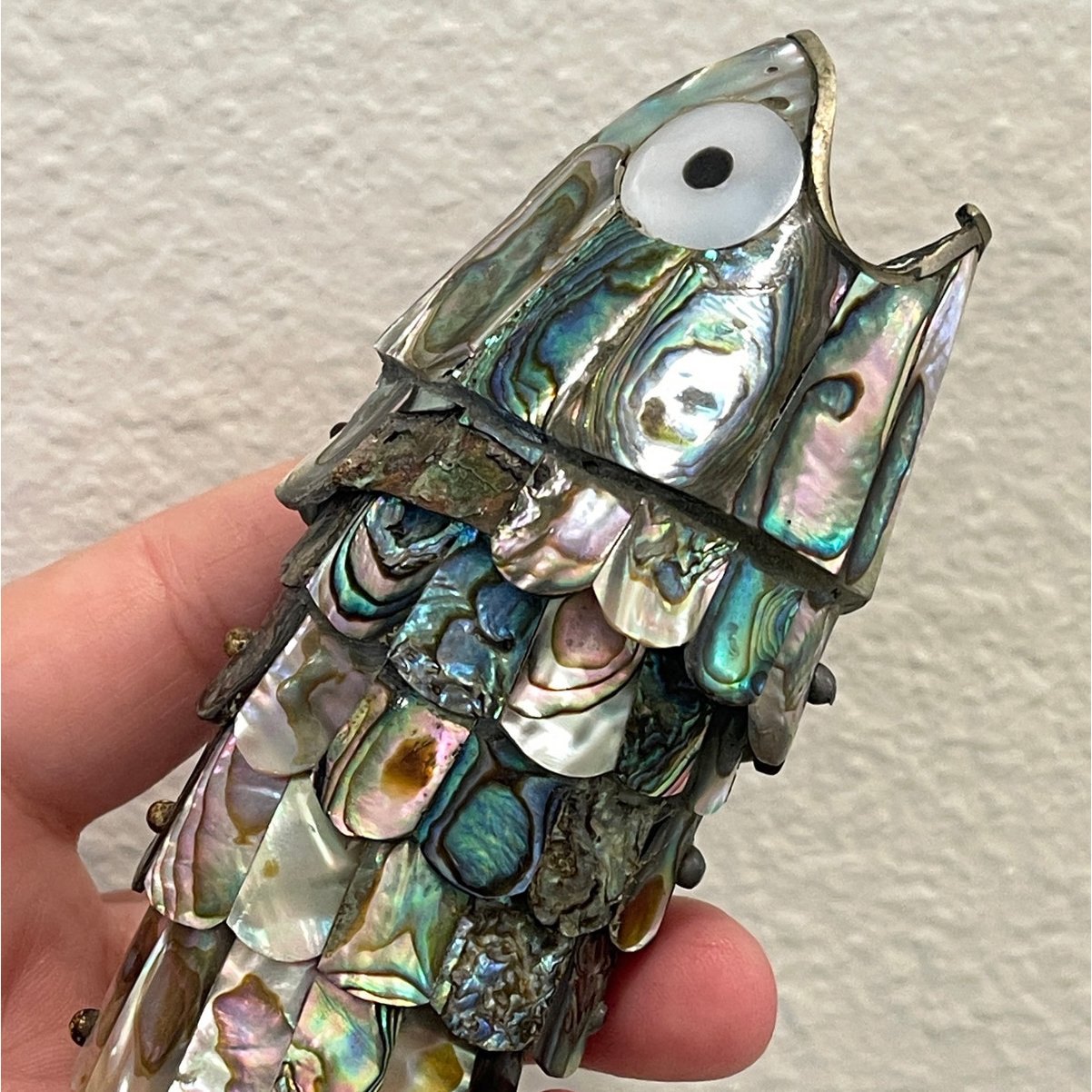 🖤 Vtg Abalone💕 Shell Bottle Opener — Vintage Charm Meets Ocean Luxury 🌊🍻