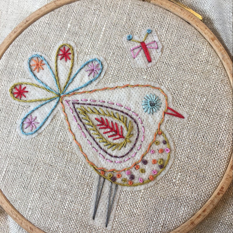 Water soluble embroidery transfers