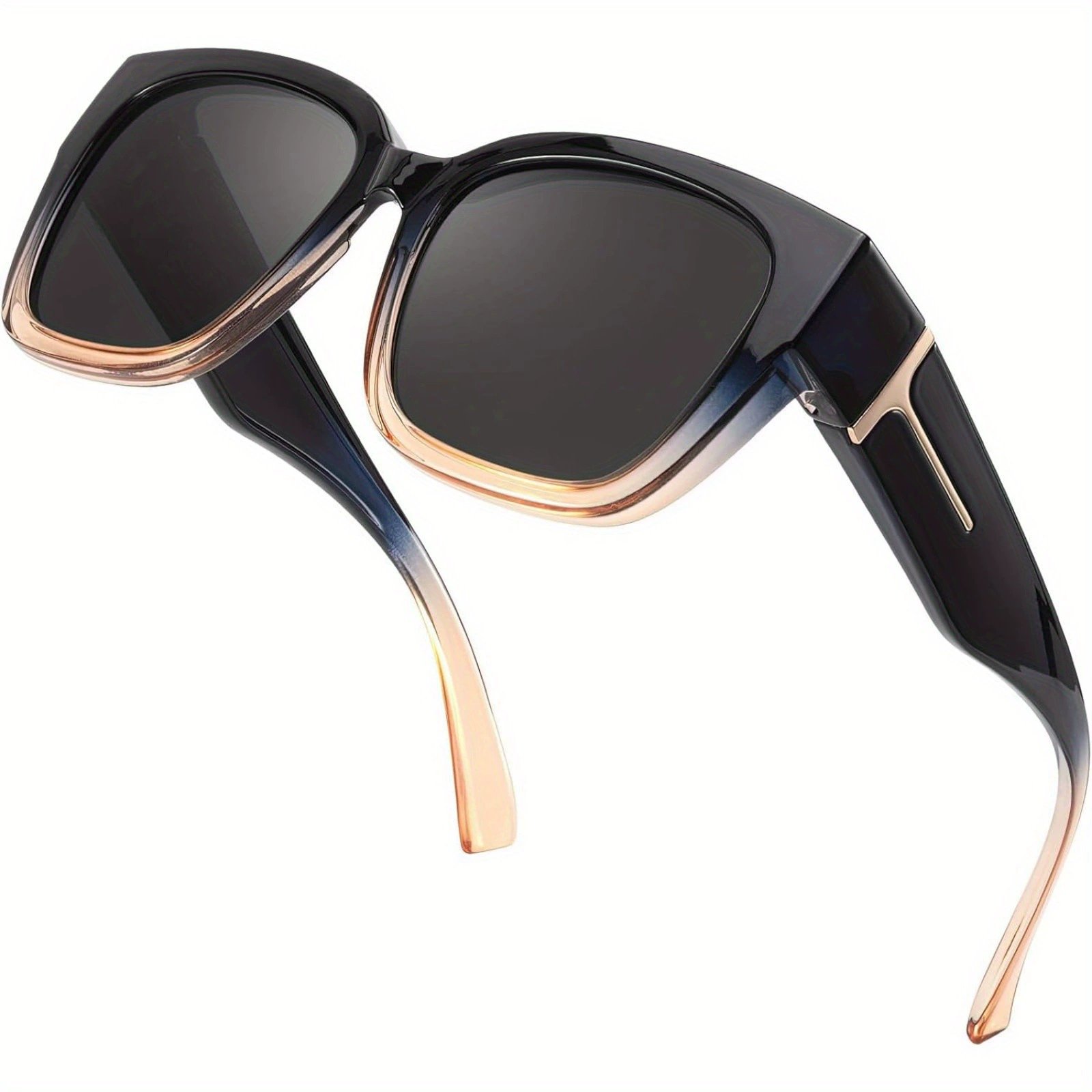 😎Fit Over Sunglasses – No More Switching Between Glasses & Shades