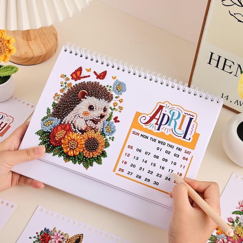 🔥LAST DAY 49% OFF💎2026 DIY Diamond Painting Desk Calendar🗓️