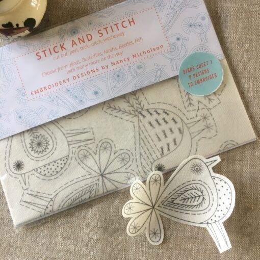 Water soluble embroidery transfers