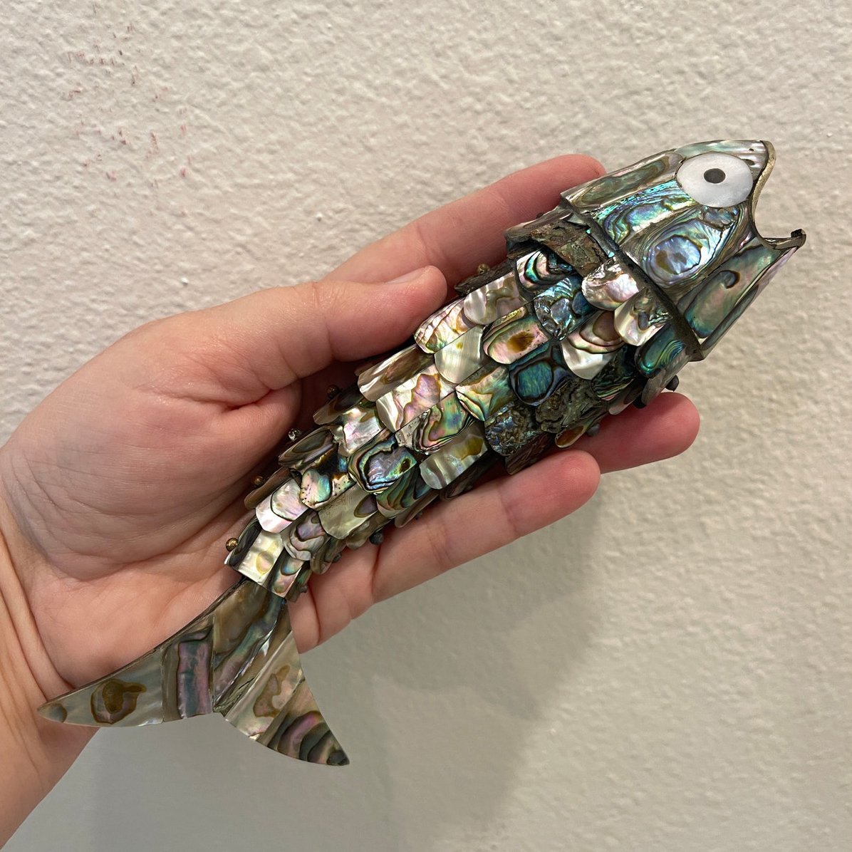 🖤 Vtg Abalone💕 Shell Bottle Opener — Vintage Charm Meets Ocean Luxury 🌊🍻