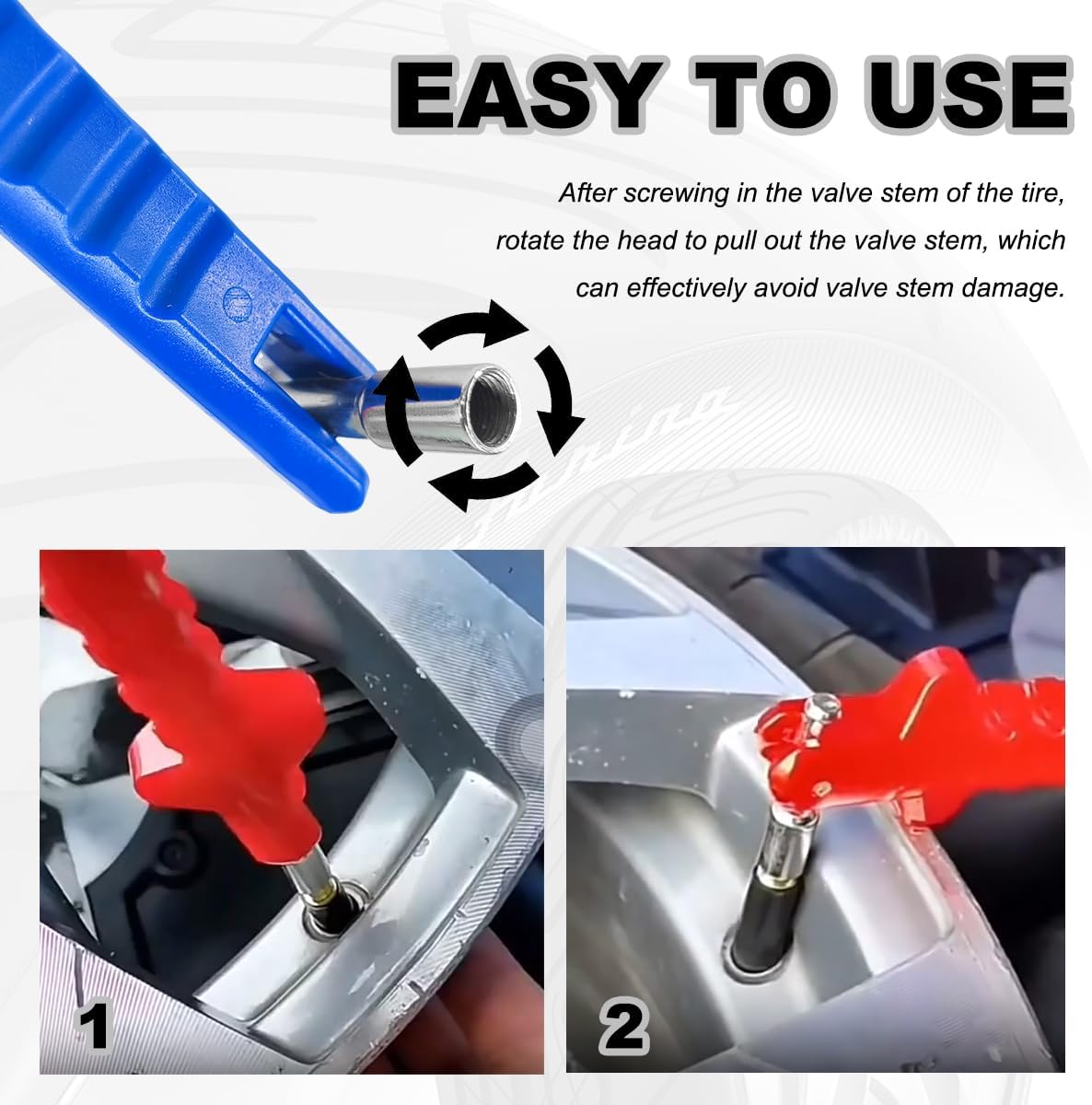 🔥Tire Valve Puller Tool Tire Valve Stem with Valve Core Remover Tool
