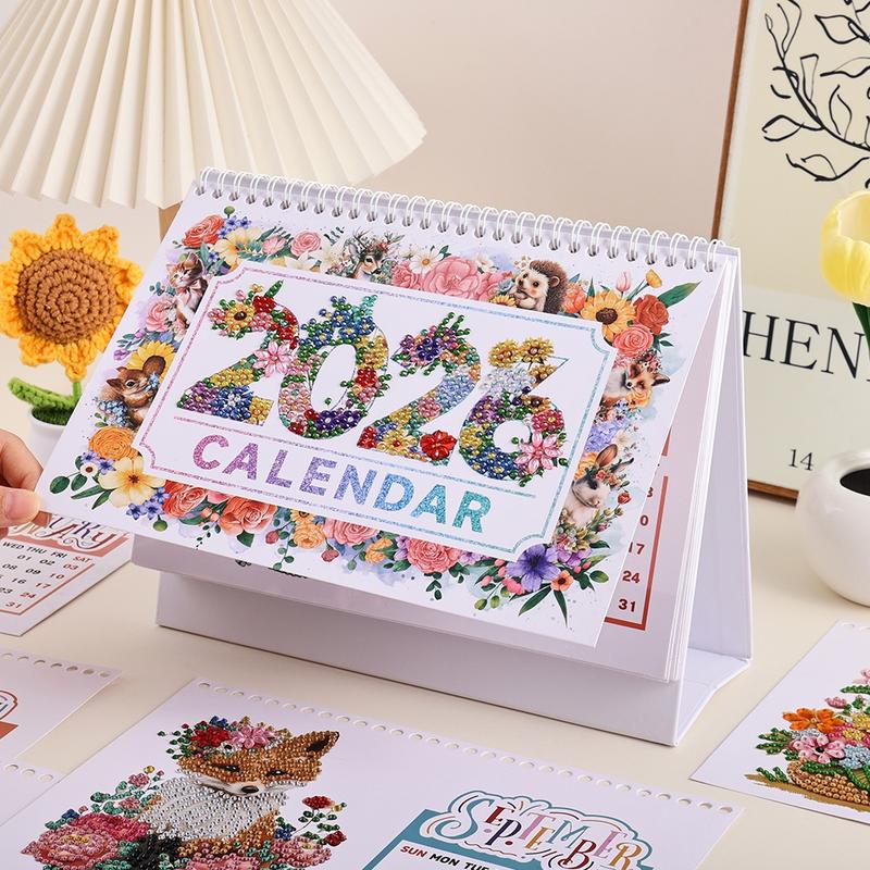 🔥LAST DAY 49% OFF💎2026 DIY Diamond Painting Desk Calendar🗓️