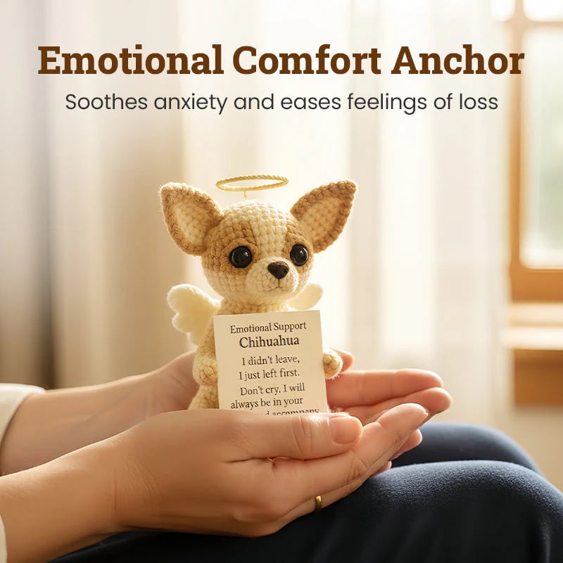 Delicate Miniature Crocheted Dog Keepsakes