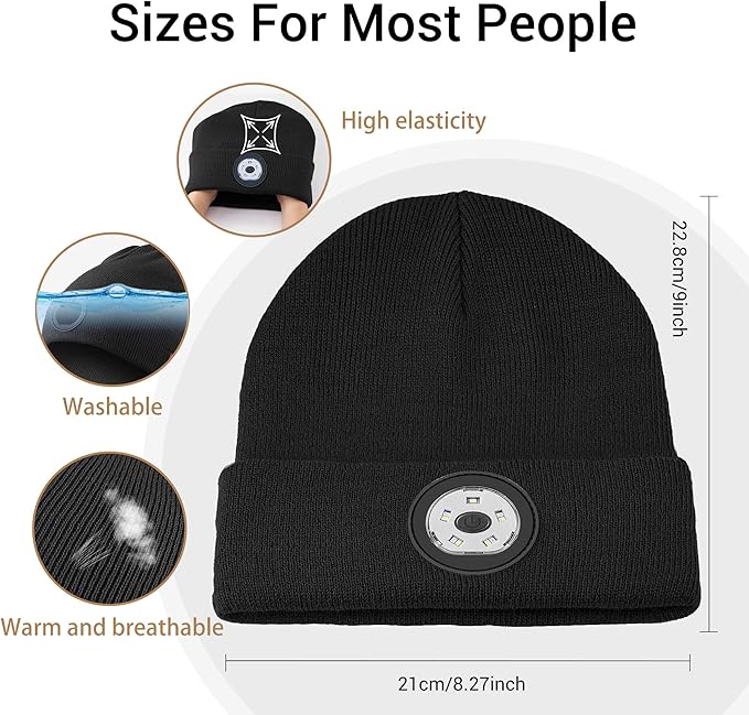 🔥Last Day 49% OF🎄LED Bluetooth Beanie