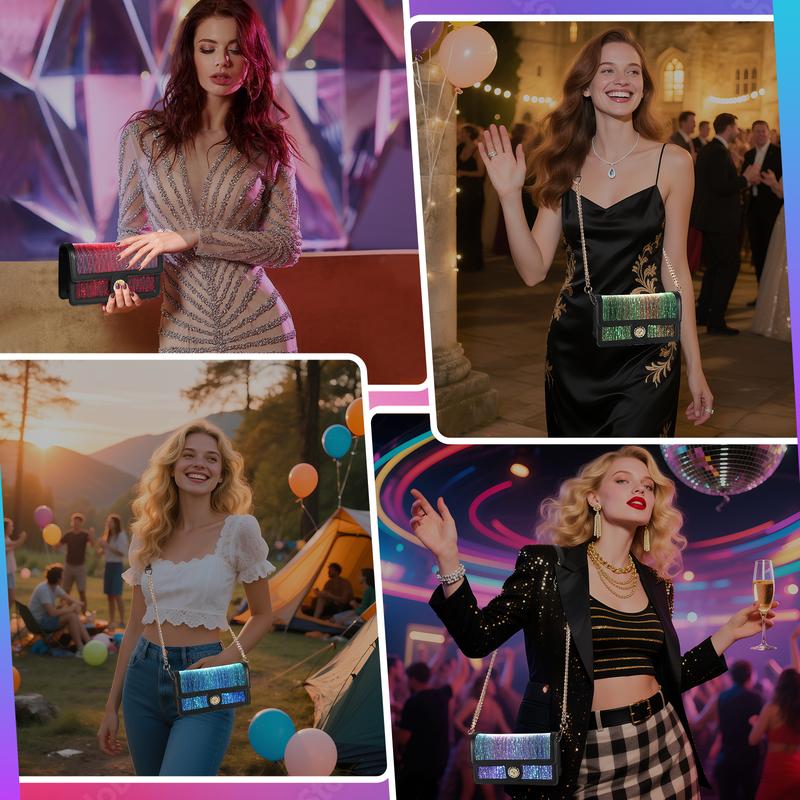 Light Up Rave Bag with Seven Colors & Four Flash Modes