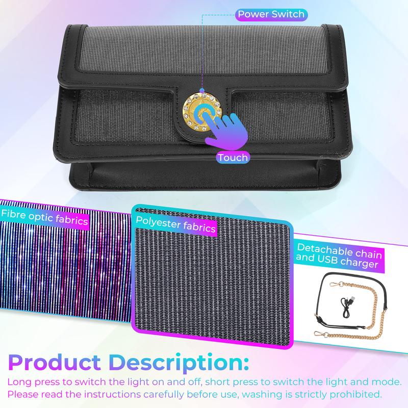 Light Up Rave Bag with Seven Colors & Four Flash Modes