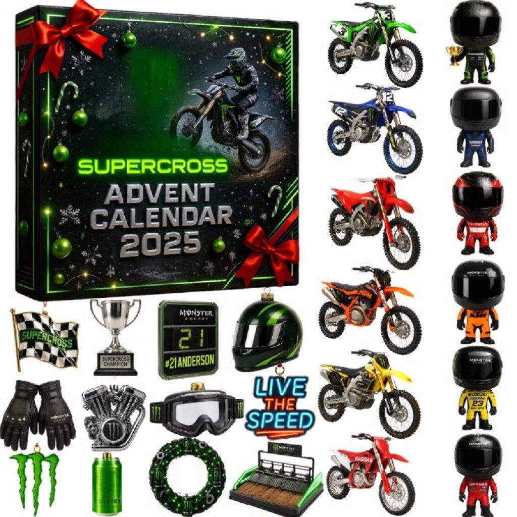 🔥Limited Edition, Only 100 Sets Left! - 🏍️ Energy Supercross Advent Calendar 2025