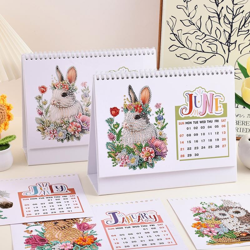 🔥LAST DAY 49% OFF💎2026 DIY Diamond Painting Desk Calendar🗓️