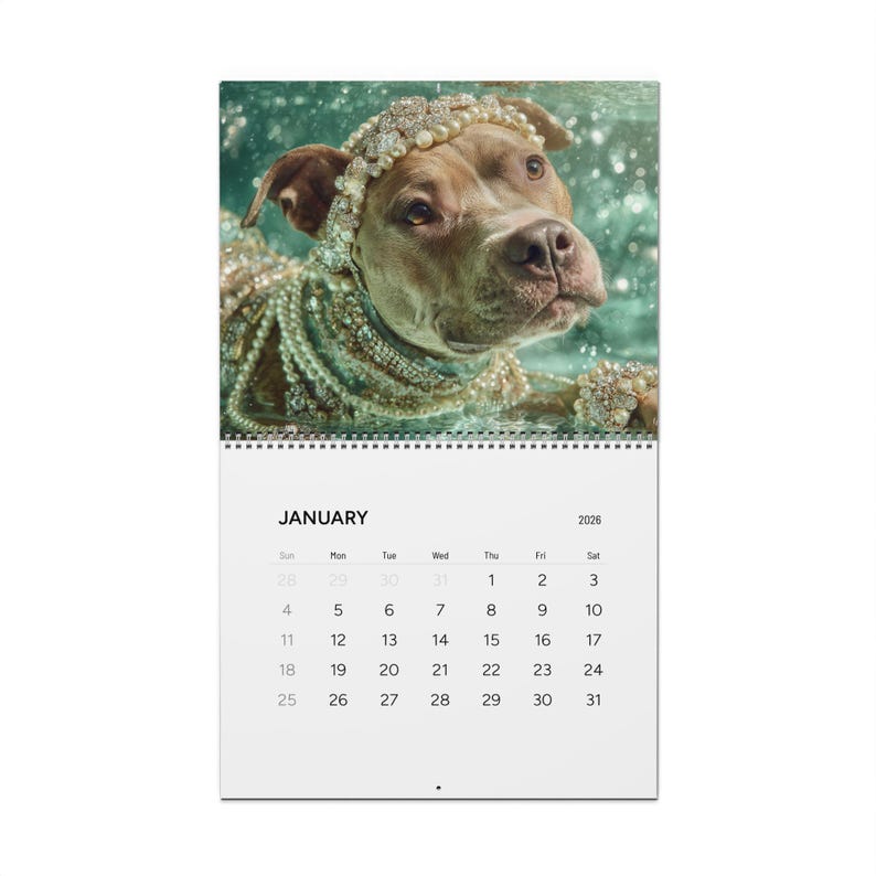 Showdogs 2026 Wall Calendar, Funny Dog Calendar
