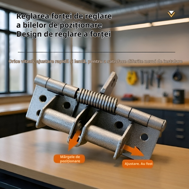 Arc pentru închizător de ușă cu decor și poziționare automată