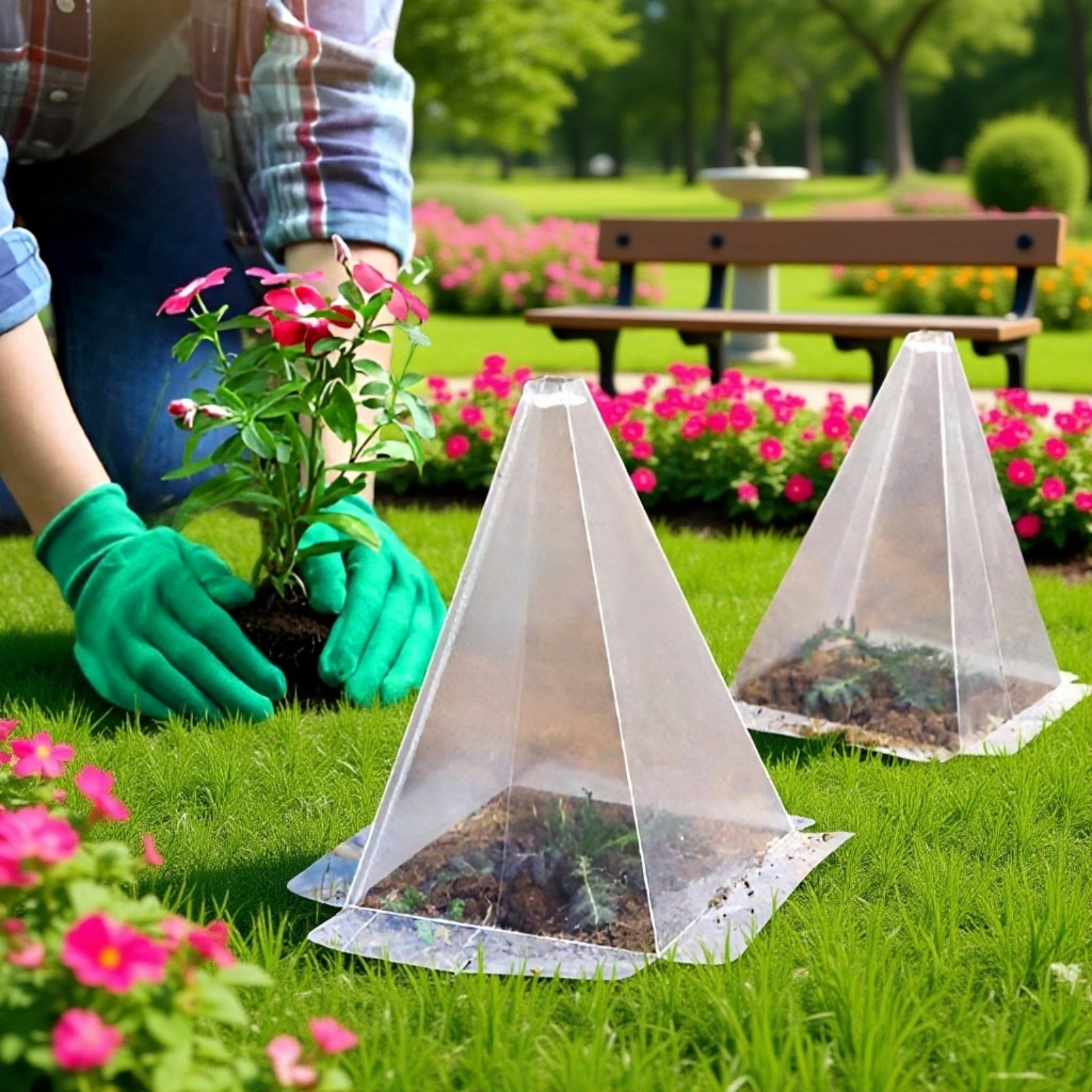 Dopuri de grădină pentru acoperirea răsadurilor – Scut împotriva păsărilor și înghețului