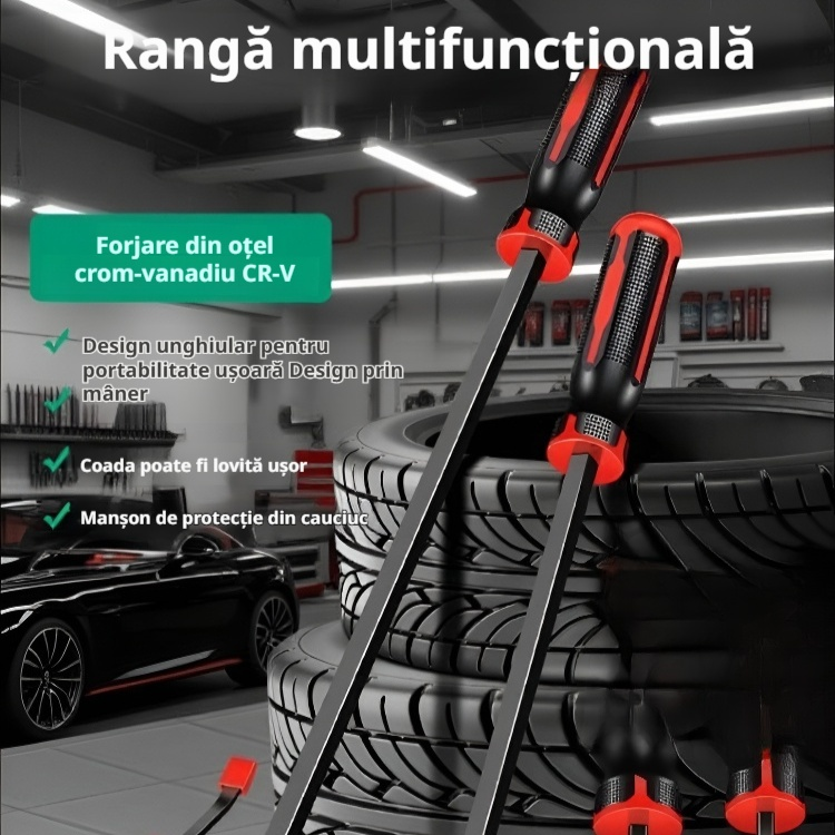 Unealtă de demontat anvelope, con de conversie pentru șurubelniță