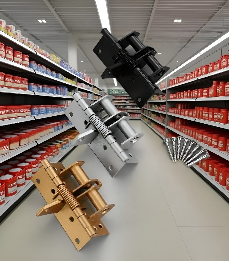 Poziționare automată ușă cu arc