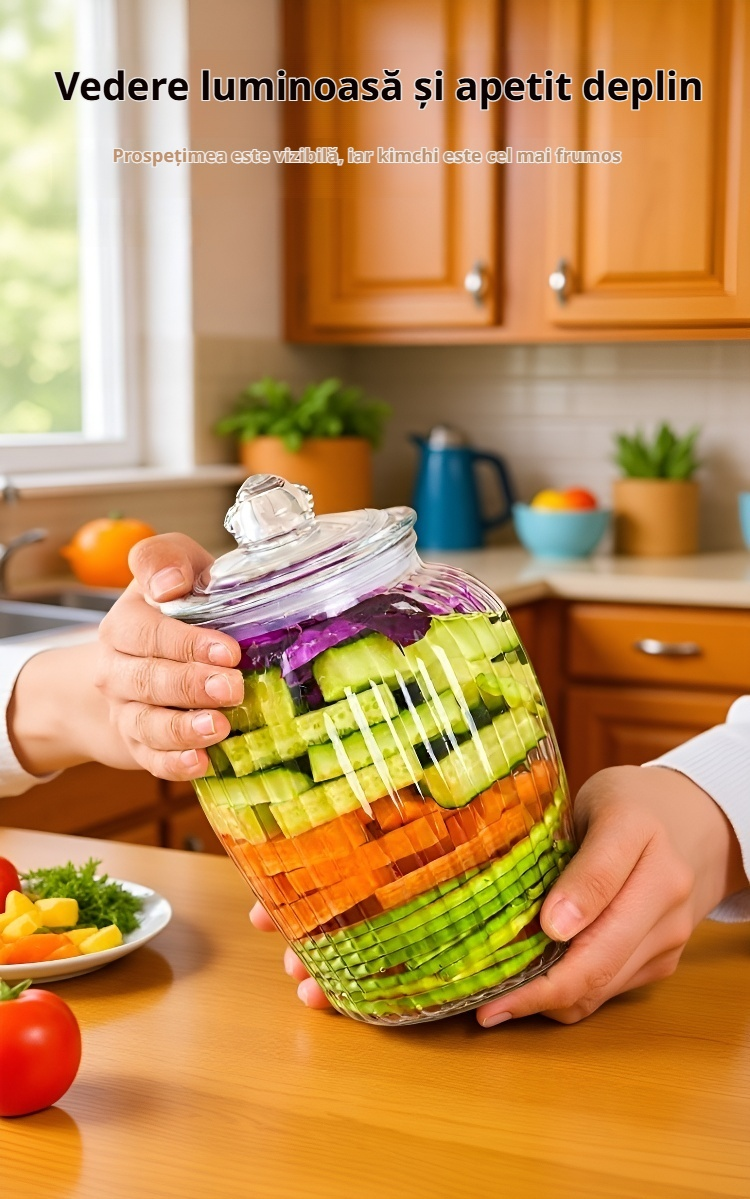 Borcan de calitate pentru murături și vin