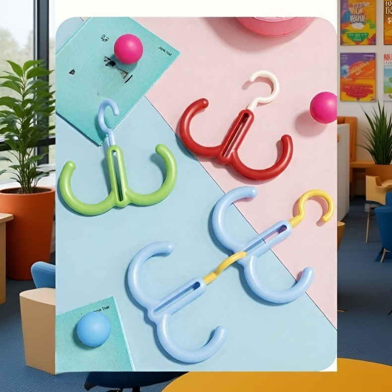 Suport pentru haine cu cârlig pivotant