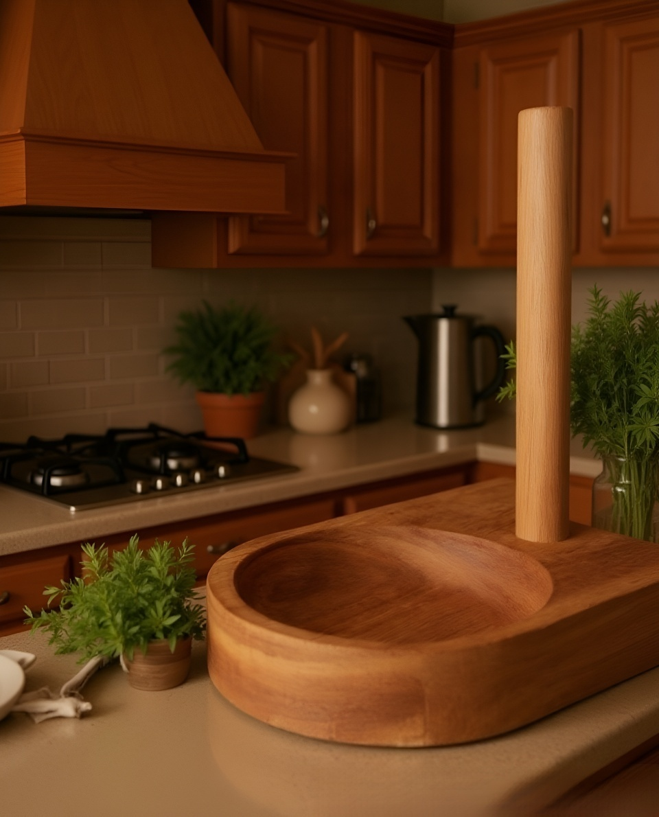 Recipient elegant pentru sosuri și oțet, design cu striații