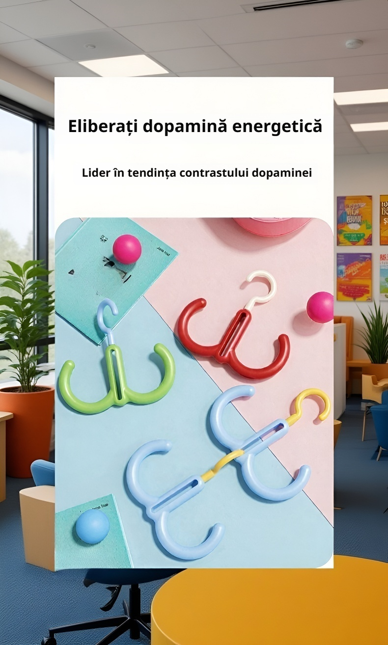 Suport pentru haine cu cârlig rotativ din metal