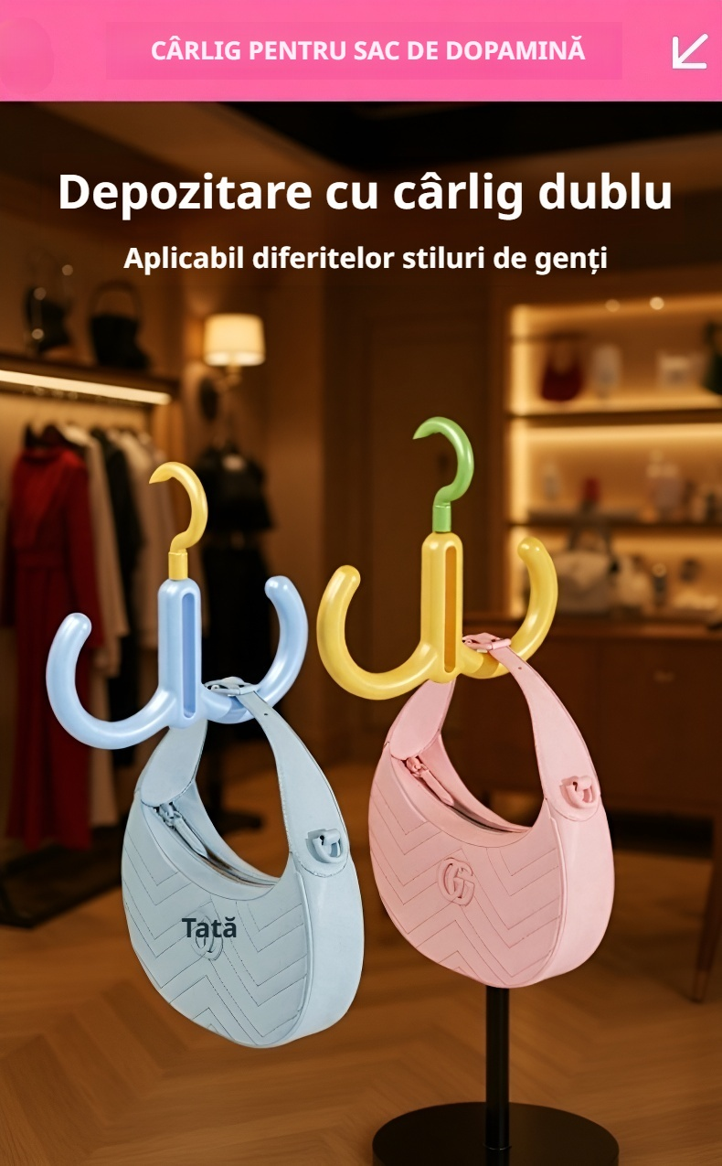 Suport organizator pentru haine în dressing modern