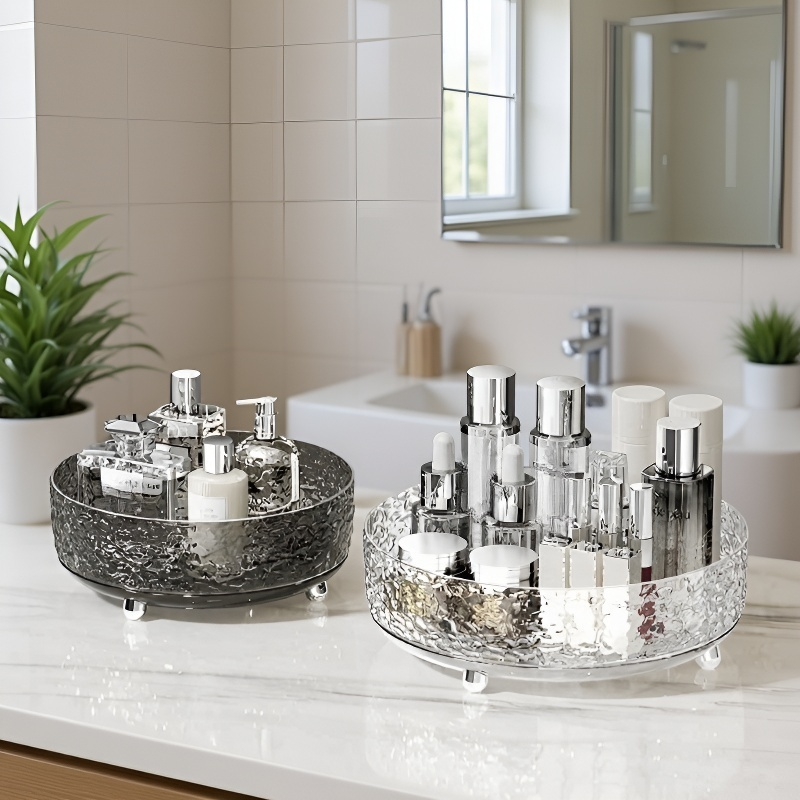 Organizator cosmetic rotativ pentru baie și toaletă